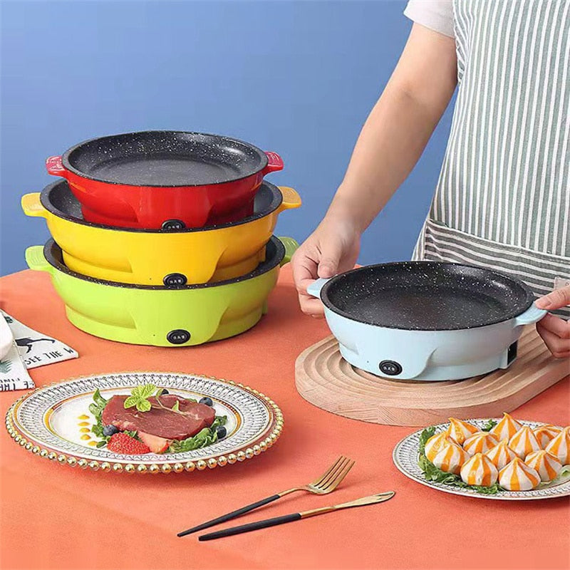 Smokeless Frying Pan