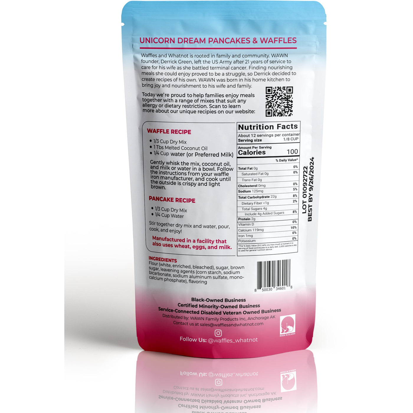 Unicorn Dream Waffle and Pancake Mix (Pack of 2)